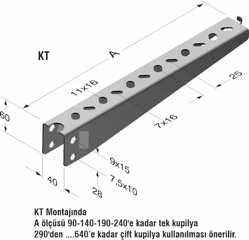KT Profil Olculeri