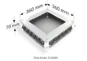 E-Line DK MX 1 Boru Girişli Buat Çıkışı