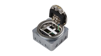 C-BOX Mini Seri Priz Kutusu - 6 Modül, IP66 Çinko Alaşımlı Gövde Dairesel Yapı