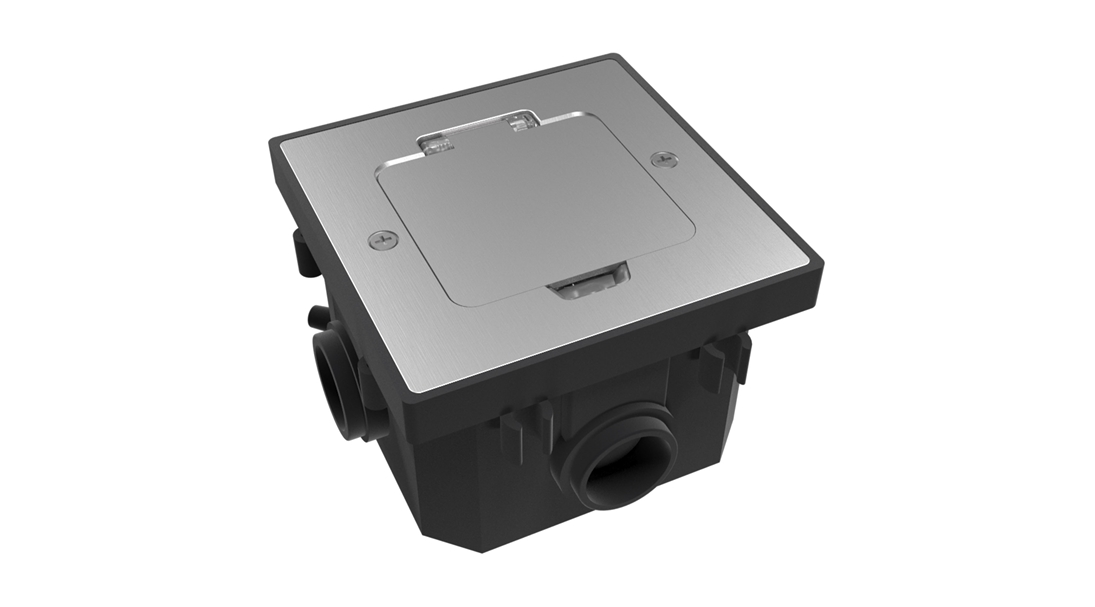 Q-BOX Şap Altı Buat, Boş ve 2 Modül Kapasiteli