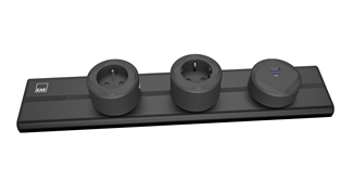 E-Flux Raylı Priz, 2 Şebeke, 1 USB Type A+C 20W (EFS500)