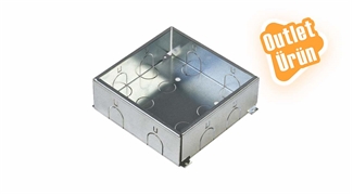 WSB Duvar Tipi Sıva Altı Priz Kasası İkili, 8 Modül