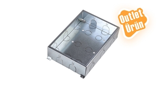 WSB Duvar Tipi Sıva Altı Priz Kasası Üçlü, 12 Modül