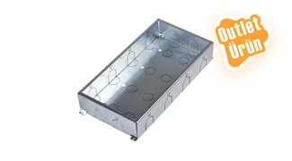 WSB Duvar Tipi Sıva Altı Priz Kasası Dörtlü, 16 Modül