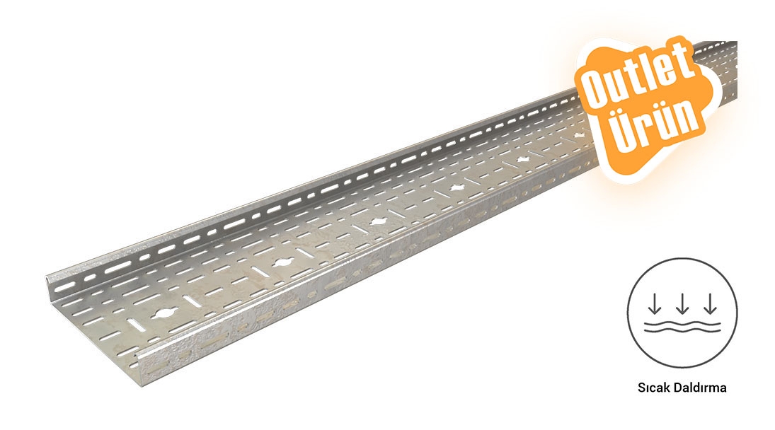 040 CTH 200 – Sıcak Daldırma Kablo Kanalı (200x40x1,5mm)