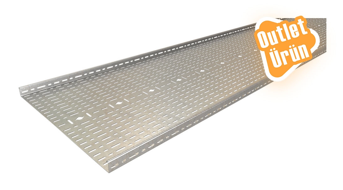 040 UKS 600 – Pregalvaniz Kablo Kanalı (600x40x1,5mm)