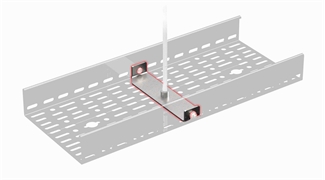 040 AT5 200 - Tek Tij Kanal Taşıyıcı(2,5mm) - Pregalvaniz