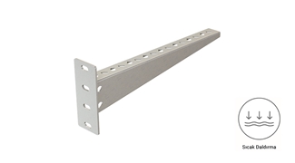 STS-D 400 Duvar Tipi Kanal Taşıyıcı (2mm) - Sıcak Daldırma