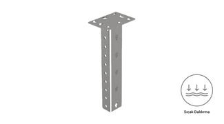 TMP 42 - Tavan Montaj Elemanı (2mm) - Sıcak Daldırma