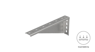 TS 500 - Duvar Tipi Kanal Taşıyıcı (2mm) -  Sıcak Daldırma