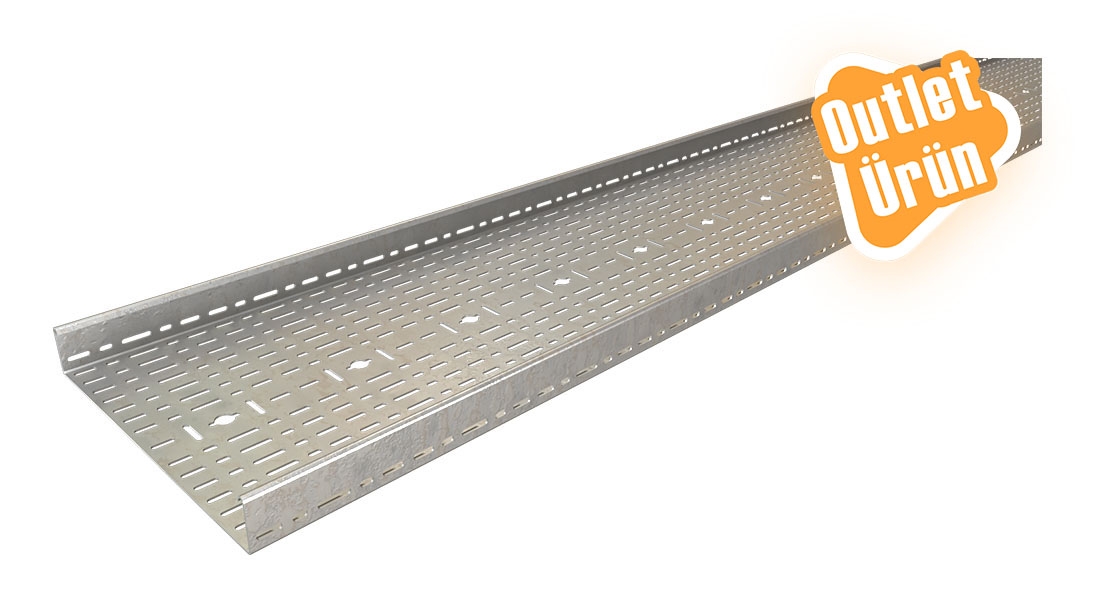 060 UKS 400 – Pregalvaniz Kablo Kanalı (400x60x1,5mm)