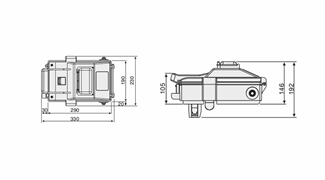 KOP Busbar Çıkış Alma Kutusu 80A (Boş)