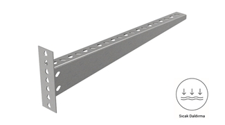ETS-D 500 Duvar Tipi Kanal Taşıyıcı (Sıcak Daldırma)