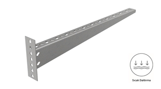 ETS-D 600 Duvar Tipi Kanal Taşıyıcı (Sıcak Daldırma)