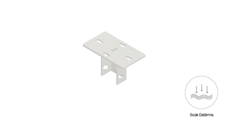 TMP 2 - Tavan Montaj Elemanı (2mm) - Sıcak Daldırma