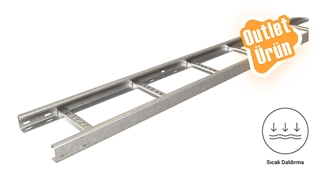 050 KMH 200 – Sıcak Daldırma Kablo Merdiveni (200x50x1,5mm)