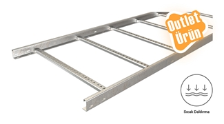 040 KMA 400 – Sıcak Daldırma Kablo Merdiveni (400x40x2mm)