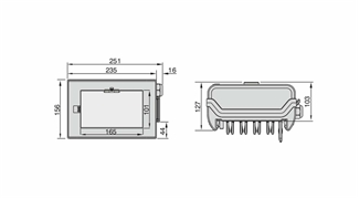 KOP Busbar Çıkış Alma Kutusu 32A (Boş)