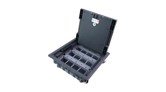 DK MX Tip 1 Priz Kutusu 24 Modül Sap Altı Füme