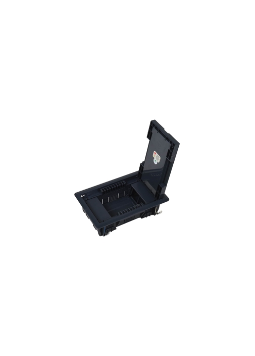 DK-MX 2 FÜME 146x250mm Modüler Çıkış (Priz) Kutusu - 8 Modül