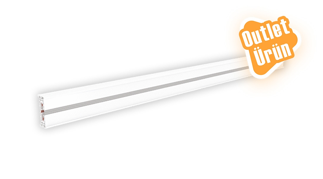 FL 32A Flex Busbar 250V  L/N/PE 2m Beyaz PVC 