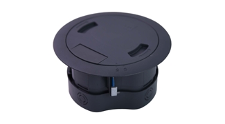 Grommet 6 Modül Priz Kutusu Füme