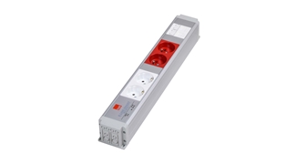 SM-STD I - Standart Tip Bürotik Priz Bloğu, 2 Şebeke+2 UPS+2 Tel- Data Kapağı, 10/16 Modül