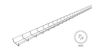 35 TLS 050 Paslanmaz Tel Kanal (50x35x4mm) (SS304)