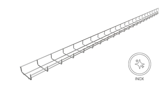 35 TLS 100 Paslanmaz Tel Kanal (100x35x4mm) (SS304)