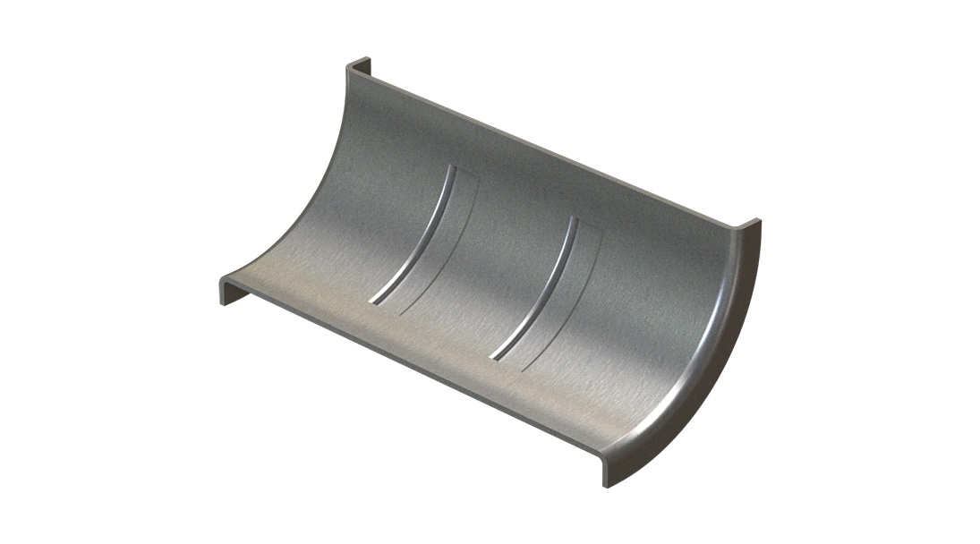 UKK 150 ID İç Bükey Dönüş Modülü Kapağı (1,2mm)