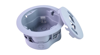 Grommet 6 Modül Flex Tip Priz Kutusu Gri