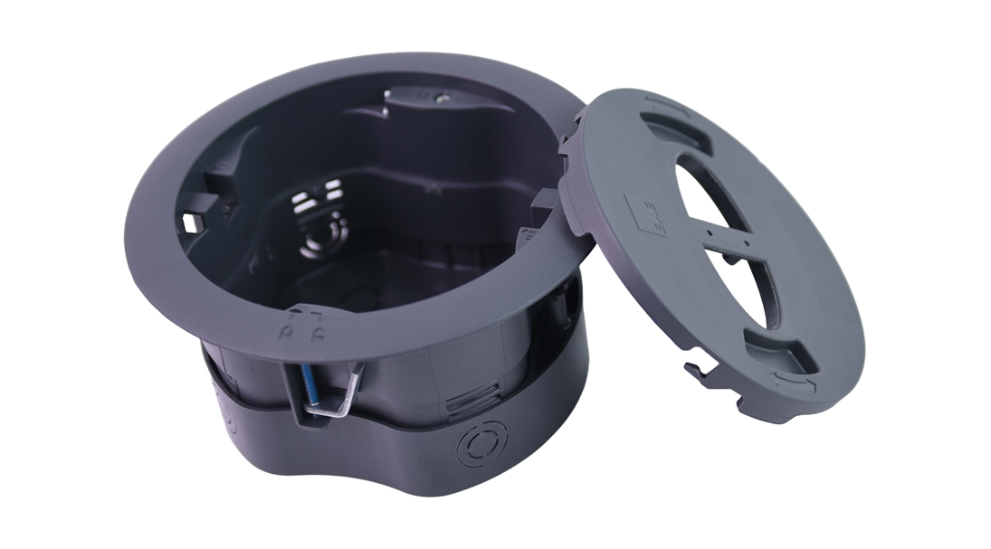 Grommet 6 Modül Flex Tip Priz Kutusu Füme