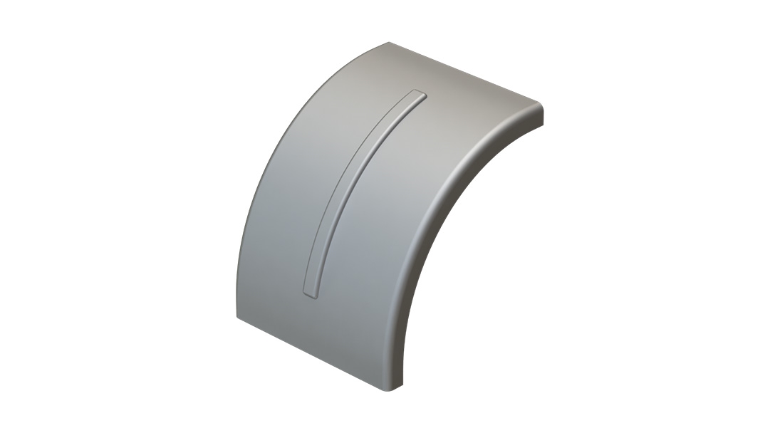 060 UKK 100 DD Dış Bükey Dönüş Modülü Kapağı R50 (1,2mm)