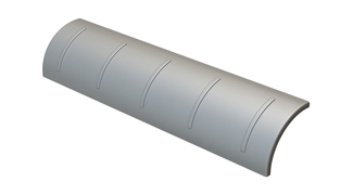 060 UKK 600 DD Dış Bükey Dönüş Modülü Kapağı R50 (1,2mm)