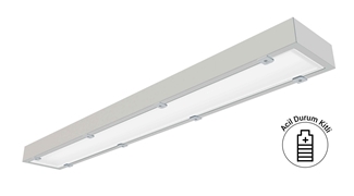 REVOS NG Acil Kitli 108W 6500K Yüksek Tavan LED Armatür 12500lm 1135mm