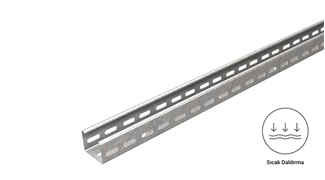 40 Cty 50 - Sıcak Daldırma  Kablo Kanalı (050X40X0.8mm)