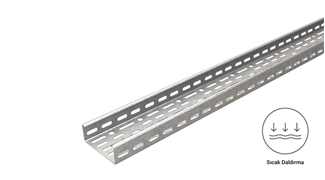 40 Cty 100 - Sıcak Daldırma  Kablo Kanalı (100X40X0.8mm)
