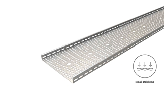 40 Cty 300 - Sıcak Daldırma Kablo Kanalı (300X40X1mm)