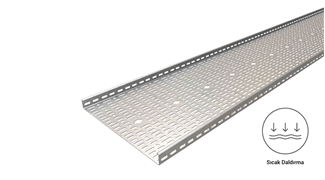 40 Cty 400 - Sıcak Daldırma  Kablo Kanalı (400X40X1,5mm)