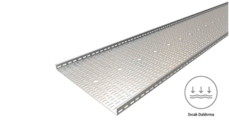 40 Cty 500 - Sıcak Daldırma  Kablo Kanalı (500X40X1,5mm)