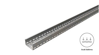 60 Cty 100 - Sıcak Daldırma Kablo Kanalı (100X60X0,8mm)