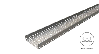 60 Cty 200 - Sıcak Daldırma Kablo Kanalı  (200X60X0,8mm)
