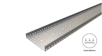 60 Cty 300 - Sıcak Daldırma Kablo Kanalı (300X60X1mm)