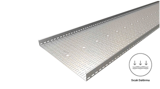 60 Cty 600 - Sıcak Daldırma Kablo Kanalı  (600X60X1,5mm)