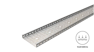 40 Cty 200 - Sıcak Daldırma Kablo Kanalı (200X40X1mm)