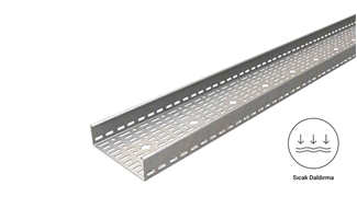 60 Cty 200 - Sıcak Daldırma Kablo Kanalı  (200X60X1mm)