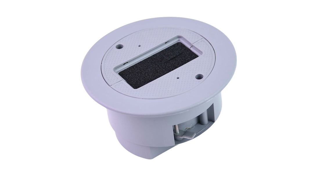 Grommet 3 Modül Prizli Komple Set Gri