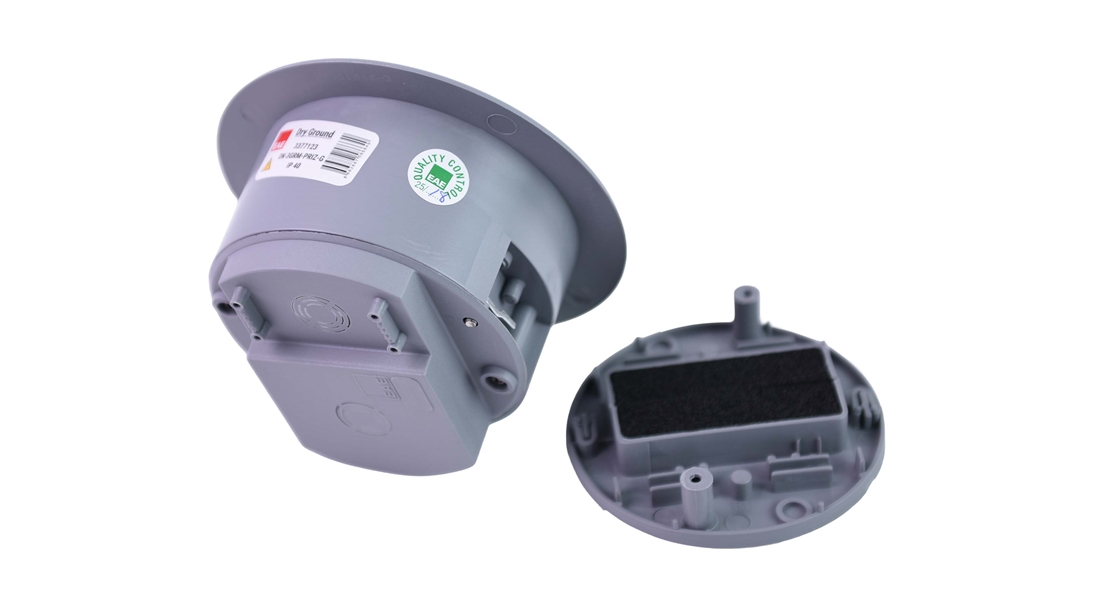 Grommet 3 Modül Prizli Komple Set Gri