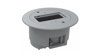 Grommet 3 Modül Boş Komple (Gri)