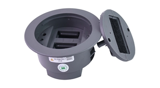 Grommet 3 Modül Prizli Komple Set Füme